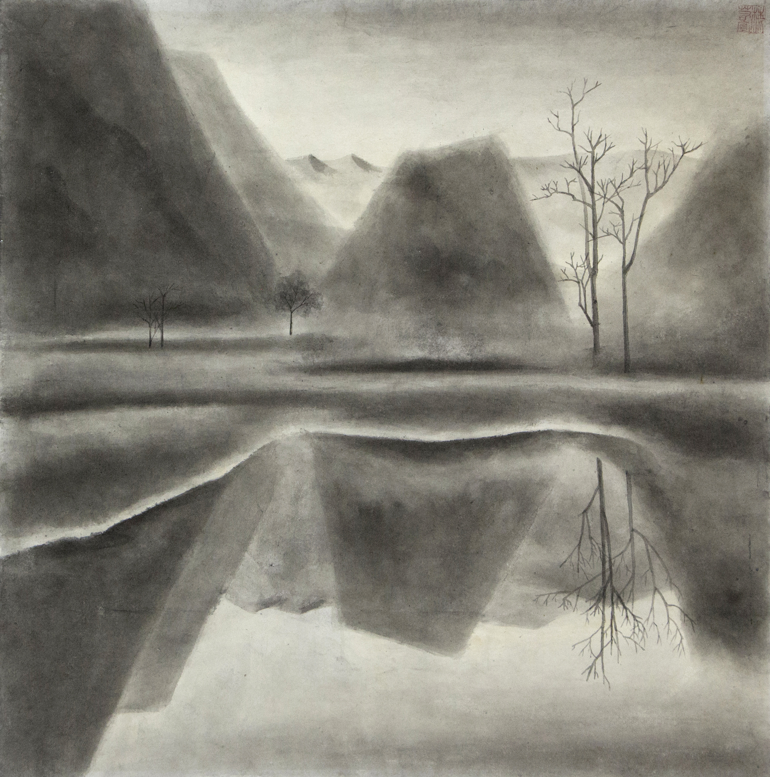 虚影系列-国画作品-美术网 mei-shu.com