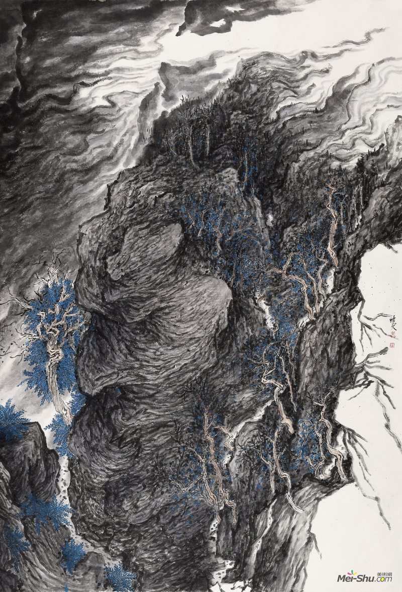 姜晓文作品《长空澹澹》
