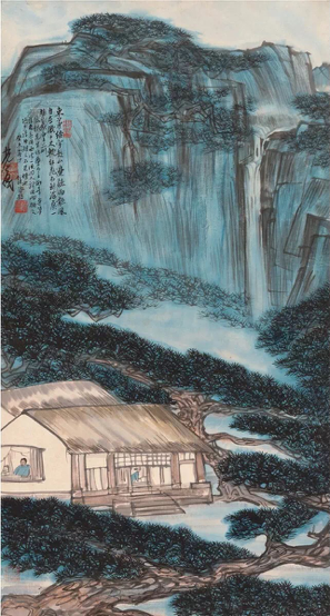 书画主场！2017西冷春拍多件藏品高价成交_Lot358 林风眠（1900～1991） 松云山居图 起拍价RMB-350万 成交价RMB- 437万元 