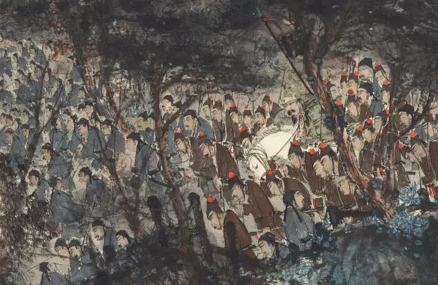 苏富比将呈现傅抱石杰构《西山夜渡图》_12