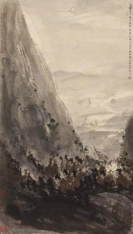 苏富比将呈现傅抱石杰构《西山夜渡图》_8