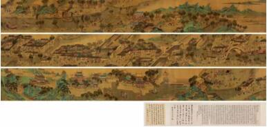 仇英（款）《清明上河图》拍得143.75万元_2