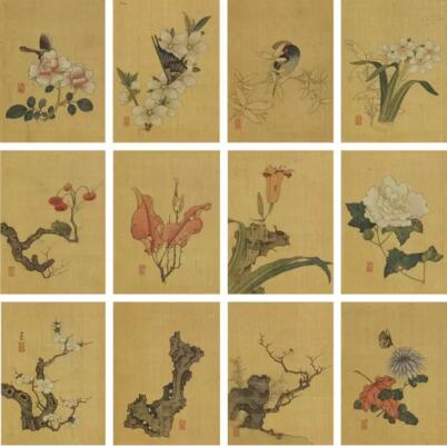 少而妙 壮而神：陈洪绶的《花鸟草虫册》_2