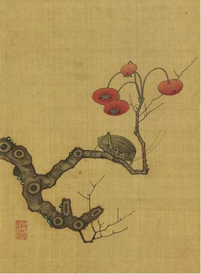 少而妙 壮而神：陈洪绶的《花鸟草虫册》_9