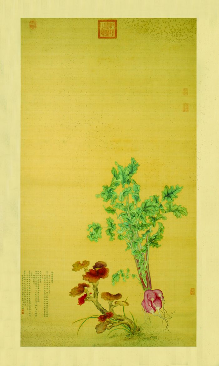 宫廷画师笔下的瓜果蔬菜