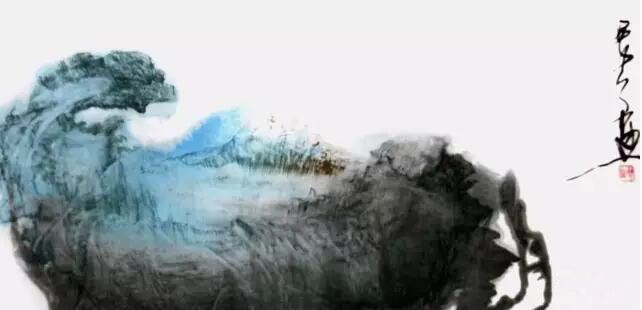 霜凝先生画作欣赏：蓝色幽梦小夜曲