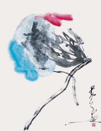 霜凝先生画作欣赏：香远益清小夜曲