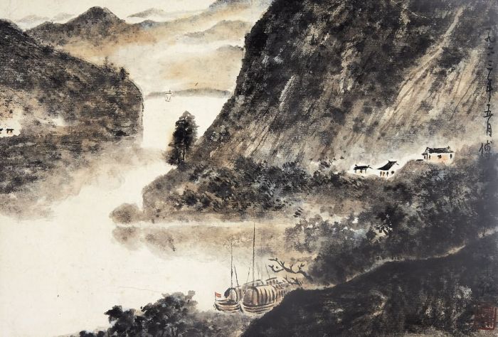 诗意画：傅抱石的“亿元时代”