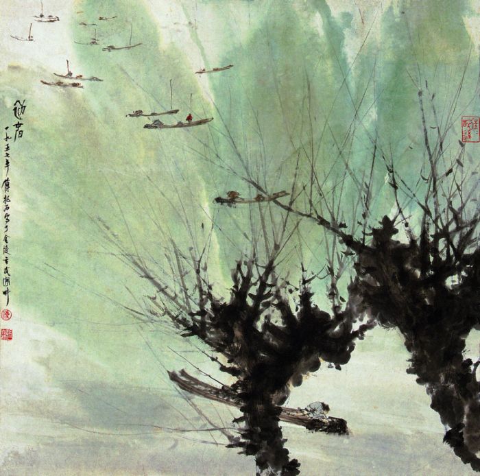 诗意画：傅抱石的“亿元时代”
