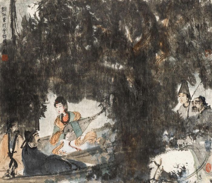 诗意画：傅抱石的“亿元时代”