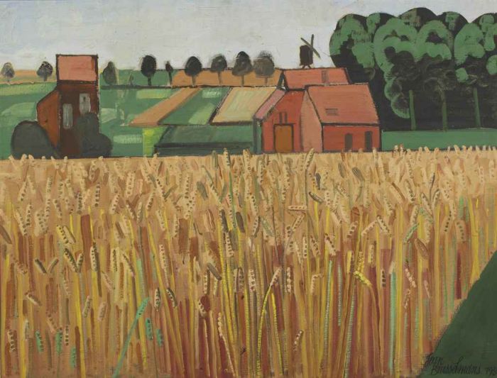 欲望 隐藏在强硬的线条背后(jean_brusselmans_korenveld_cornfield_d5565939g)