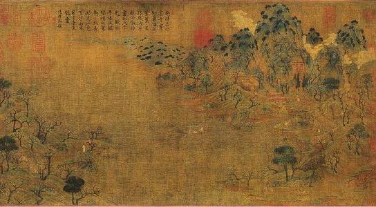 赵伯驹《江山秋色图》接棒《千里江山图》