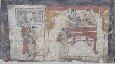 山西博物院藏古代壁画艺术展上博开幕