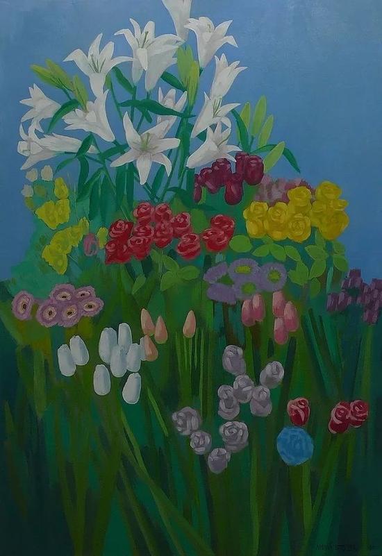 丰富的世界！Antonín ?t?ízek个展即将开幕(花 2016-油画-160x110cm)