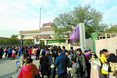 中国美术馆参观热情高涨 参观量突破上限
