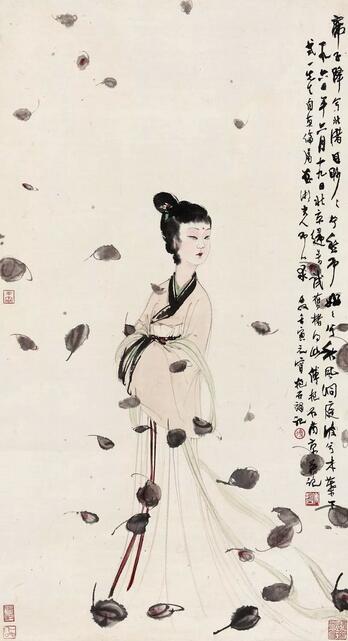傅抱石 湘夫人