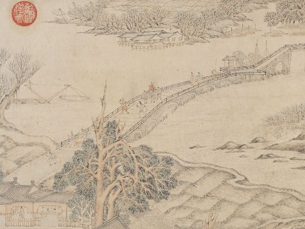 明 吴彬 岁华纪胜图 册 大傩