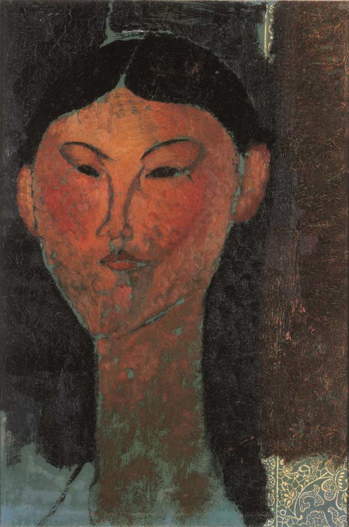 Beatrice Hastings, 1915, Oil on paper, 400 x 285mm, Private Collection