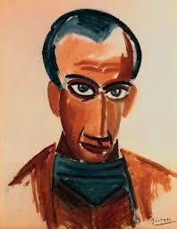 Portrait of Max Jacob，Pablo Picasso，1907