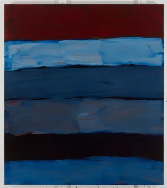 SeanScully, Landline Rim, 2017Oilon aluminum, 85 x 75 in, 215.9 x 190.5 cm (T0011348)