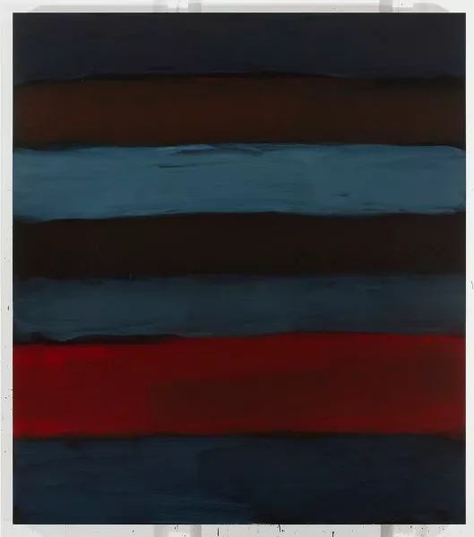 SeanScully, Untitled (Landline), 2017Oilon aluminum, 85 x 75 in, 215.9 x 190.5 cm, (T0011349)