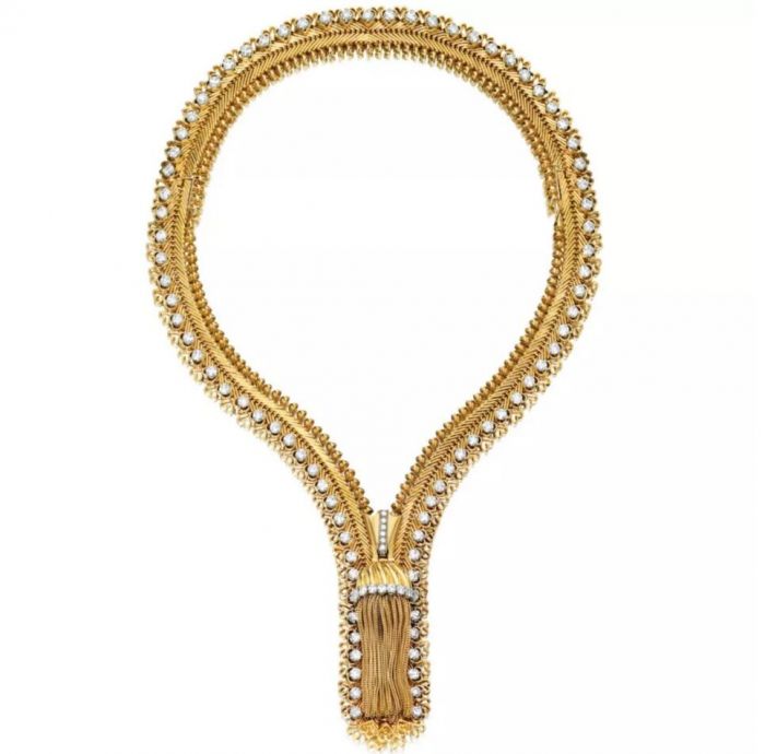 钻石项链／手链，「Zip」，梵克雅宝（Van Cleef & Arpels）