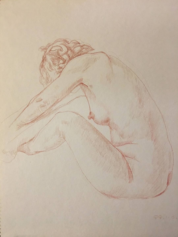 当代水墨画名家郑忠的艺术之路之三十四素描导师张烨