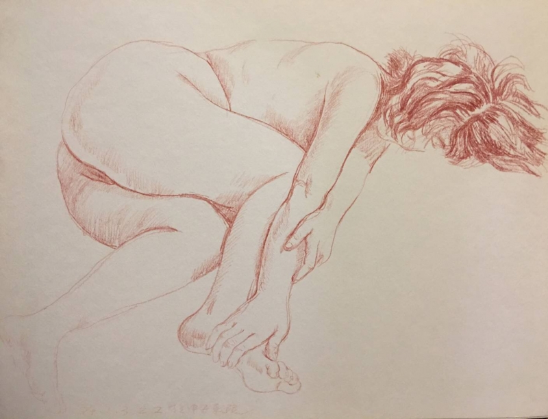 当代水墨画名家郑忠的艺术之路之三十四素描导师张烨