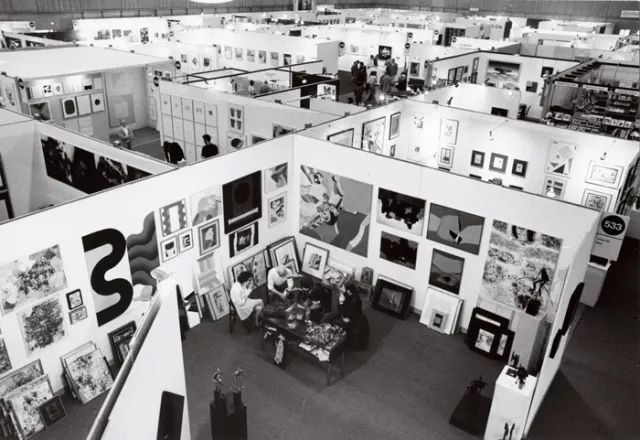 Art Basel in its second year, in 1971. KURT WYSS/COURTESY ART BASEL