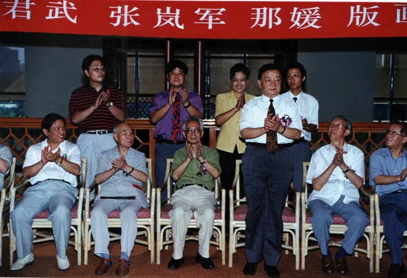 当代水墨画名家郑忠的艺术之路之三十   大漠孤烟直