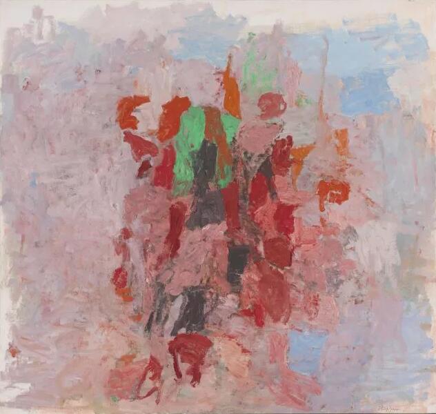 《Dial》，Philip Guston (1913-1980), 1956年，布面油画, 182.9 x 194 cm，藏于纽约惠特尼美国艺术美术馆,purchasePhoto :Whitney Museum, N.Y.