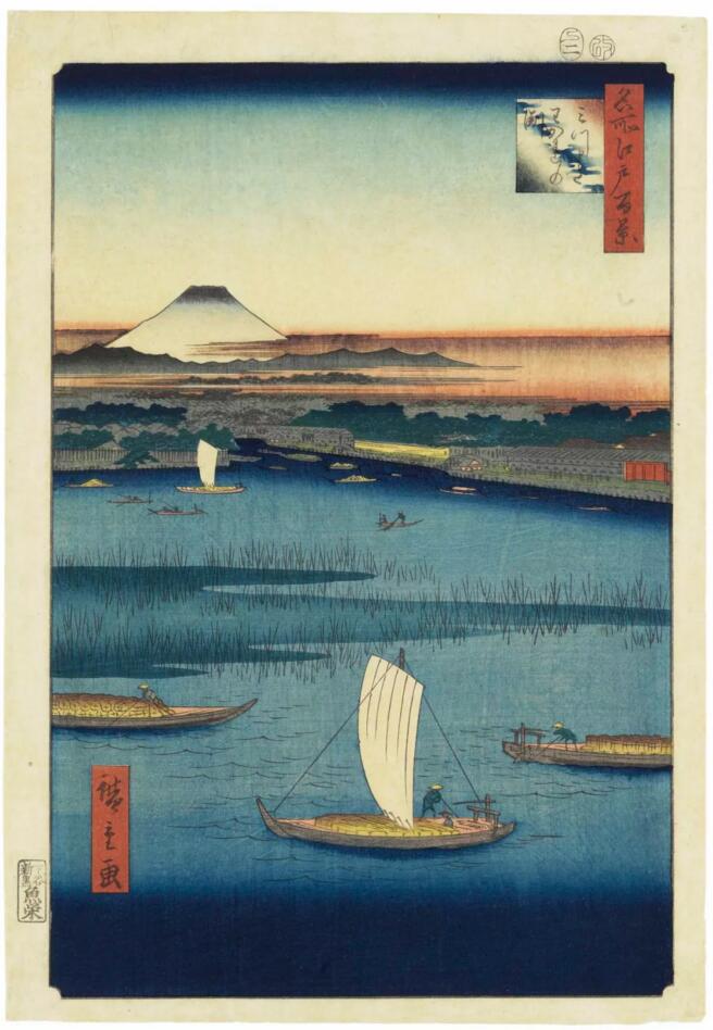 葛饰北斋浮世绘版画上拍纽约佳士得