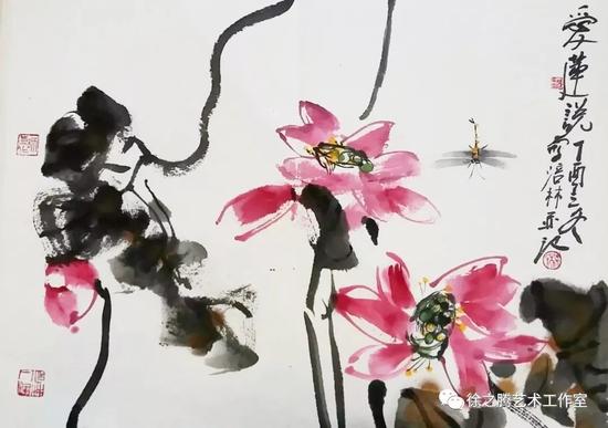 杨涪林花鸟画小品
