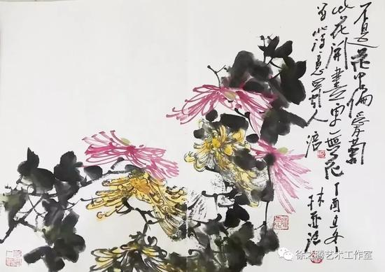 杨涪林花鸟画小品