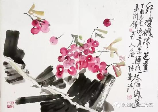杨涪林花鸟画小品