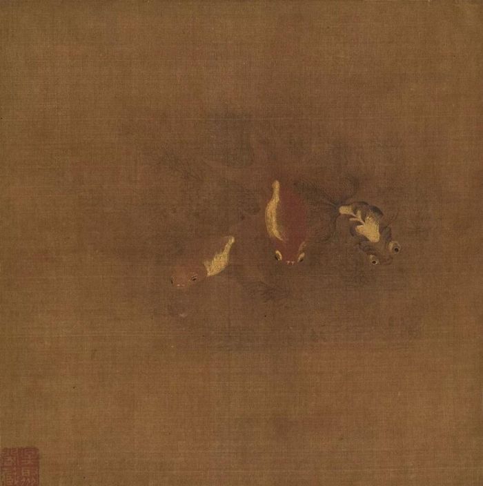 杨允元(传) 戏藻群鱼图