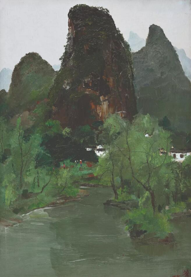 吴冠中 (中国，1919-2010)
