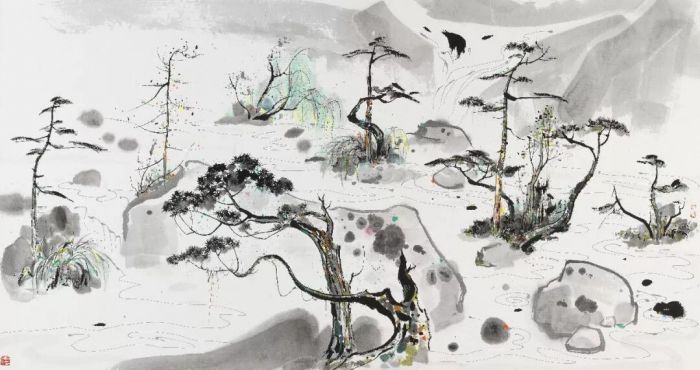 吴冠中 (中国，1919-2010)