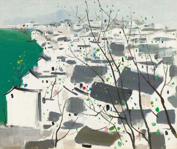 吴冠中 (中国，1919-2010)