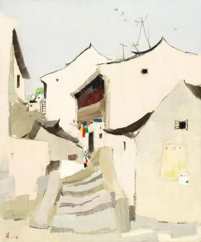 吴冠中 (中国，1919-2010)