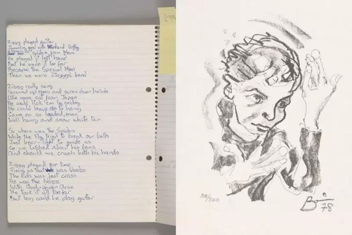 ▲ 展中有不少从未公布过的Bowie私物
