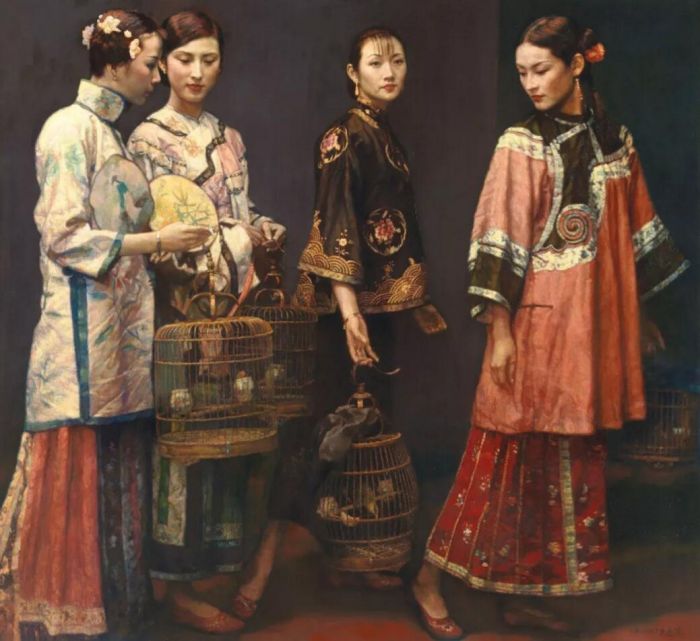 陈逸飞 (中国，1946-2005)