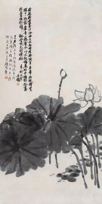 吴昌硕：风行雨散 润色开花