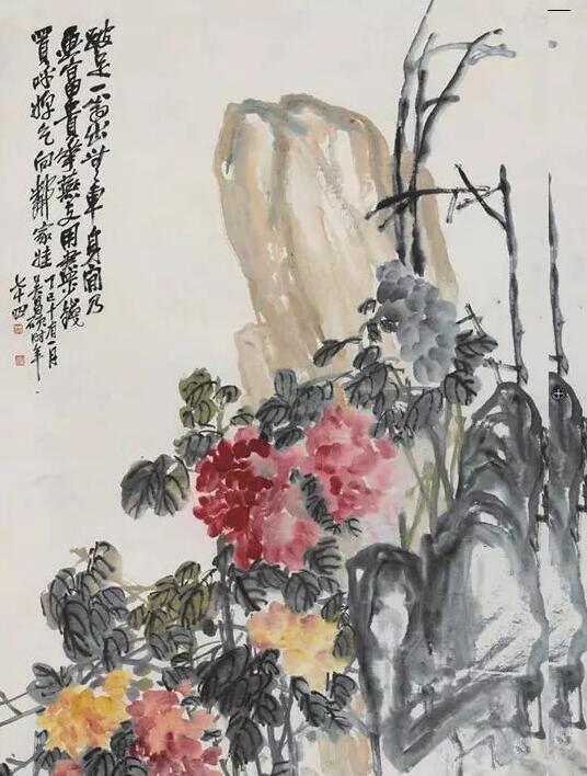 吴昌硕：风行雨散 润色开花