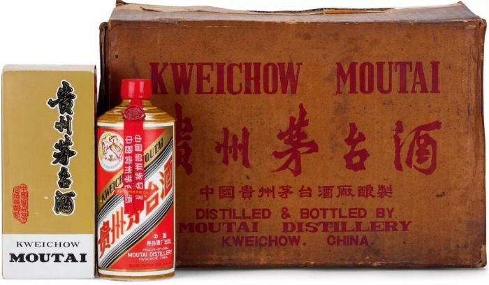 1984年产飞天牌原箱国宴特供黄酱茅台酒