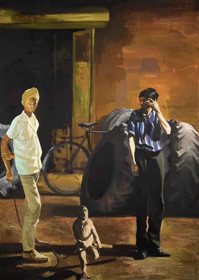 艾历克·菲施尔（Eric Fischl）《轮胎商店》
