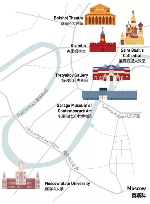 莫斯科郊外晚上