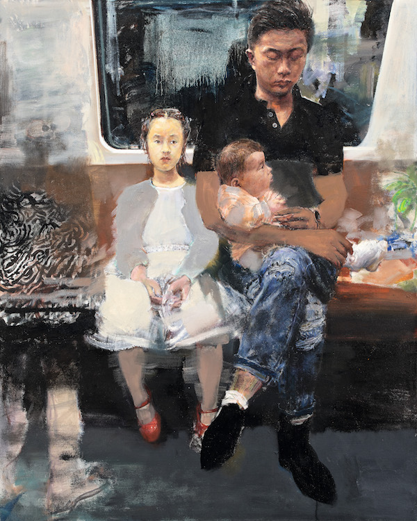 高清，《移动的状态》，150×120cm，2018年