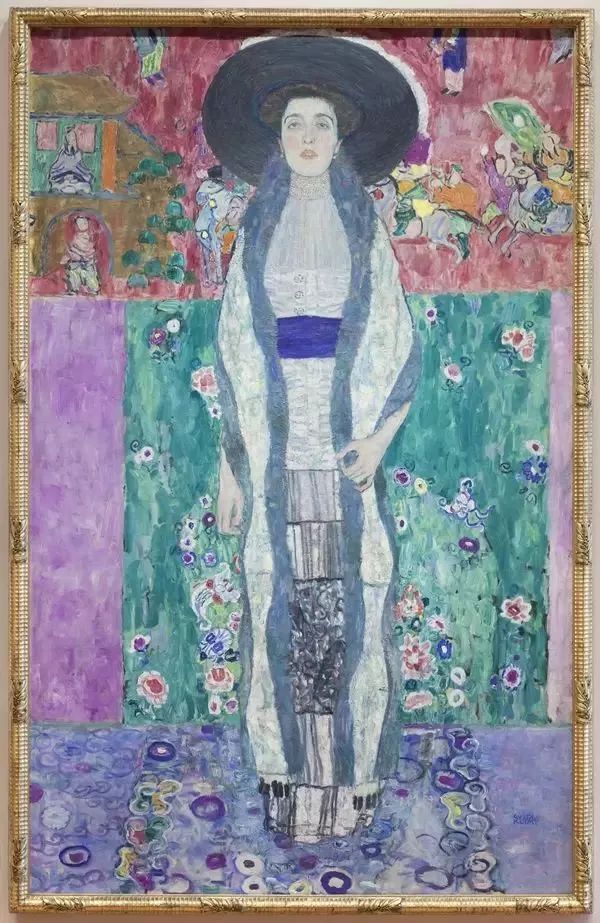 古斯塔夫·克里姆特《阿黛尔·布洛赫-鲍尔夫人肖像二号》