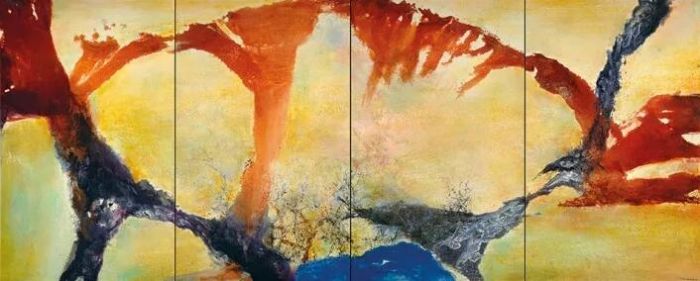 赵无极，《89年12月-90年2月》，1989–90年作。